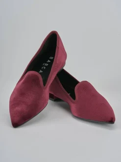 Ballerine tacco 1cm velluto bordo'