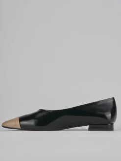 Ballerine tacco 1cm vernice nero