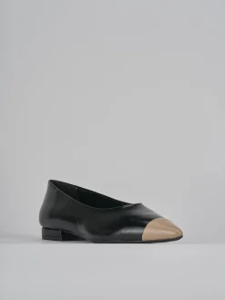 Ballerine tacco 1cm vernice nero