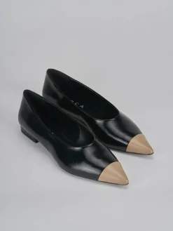 Ballerine tacco 1cm vernice nero