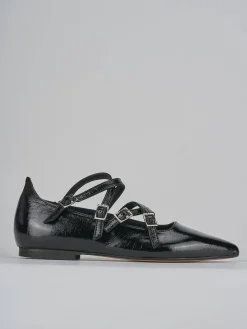 Ballerine tacco 1cm vernice nero