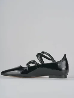 Ballerine tacco 1cm vernice nero