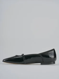 Ballerine tacco 1cm vernice nero