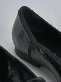 Ballerine tacco 1cm vernice nero