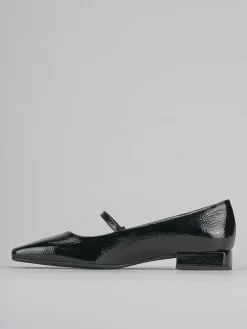 Ballerine tacco 2cm vernice nero
