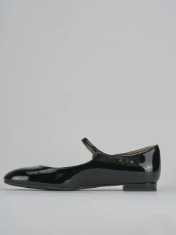 Ballerine tacco 2cm vernice nero