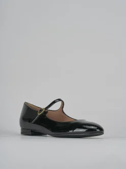 Ballerine tacco 2cm vernice nero