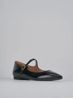 Ballerine tacco 1cm vernice nero