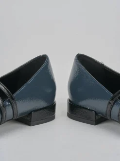 Ballerine tacco 2cm vernice nero