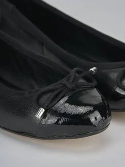 Ballerine tacco 1cm vernice nero