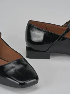 Ballerine tacco 1cm vernice nero