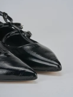 Ballerine tacco 1cm vernice nero