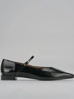 Ballerine tacco 1cm vernice nero