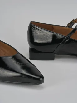 Ballerine tacco 1cm vernice nero
