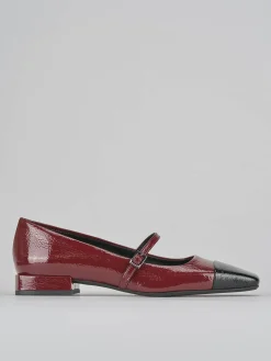 Ballerine tacco 2cm vernice nero