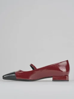 Ballerine tacco 2cm vernice nero