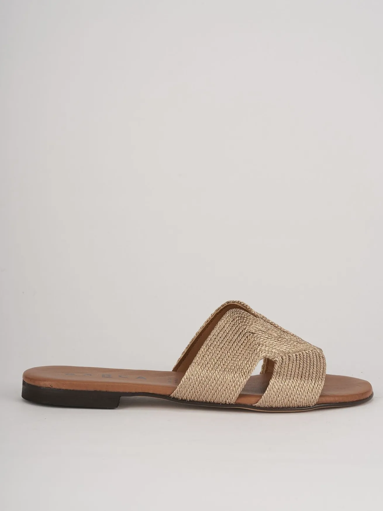 Ciabatta tacco 1 cm rosa pelle