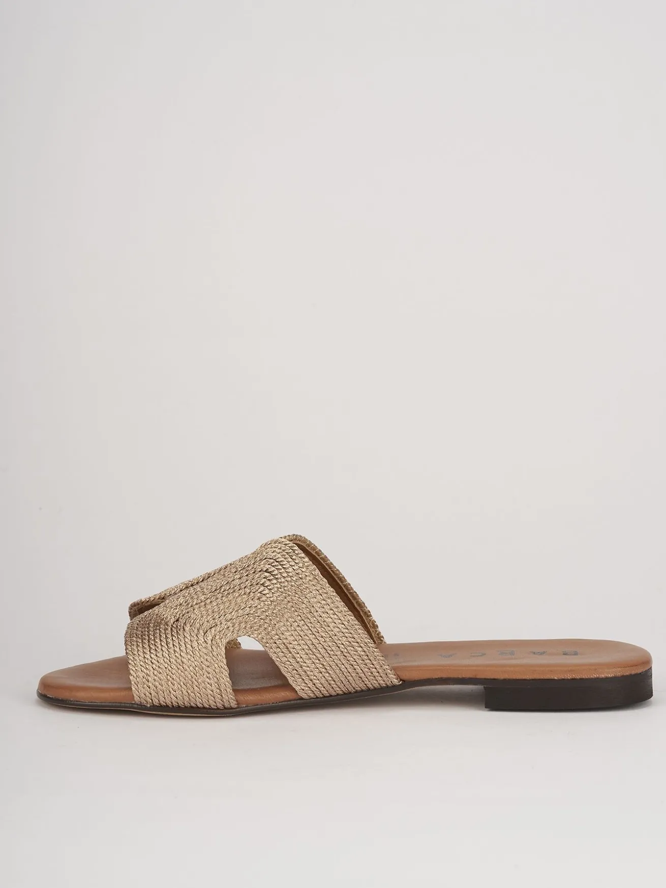 Ciabatta tacco 1 cm rosa pelle