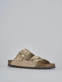 Ciabatta tacco 1 cm rosa pelle