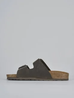 Ciabatta tacco 1 cm testa nabuk