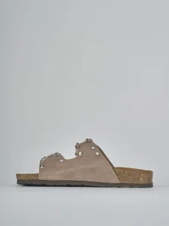 Ciabatte camoscio beige