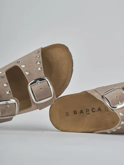 Ciabatte camoscio beige