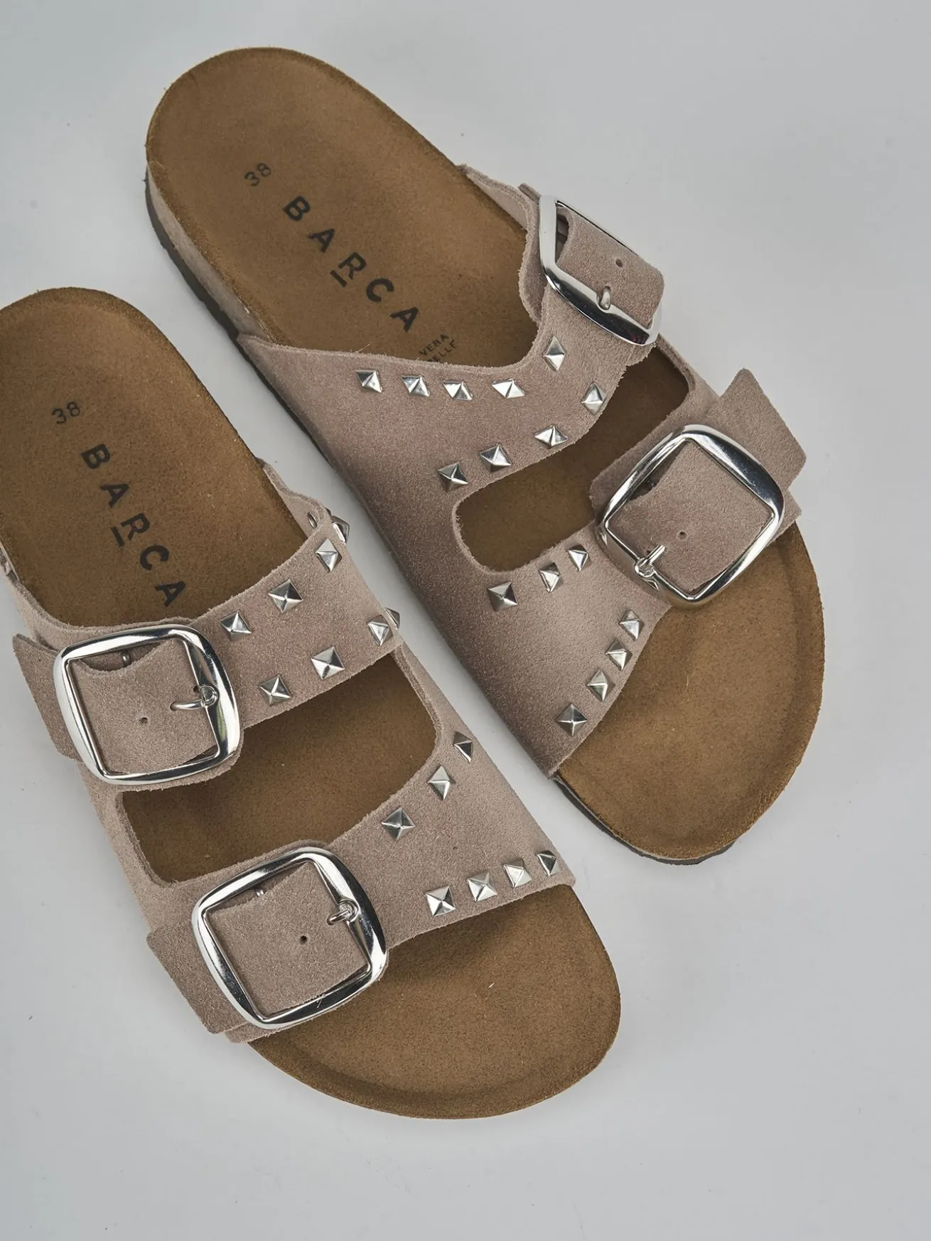 Ciabatte camoscio beige