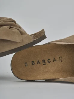 Ciabatte camoscio beige