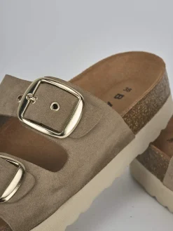 Ciabatte camoscio beige