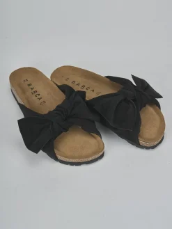 Ciabatte camoscio nero