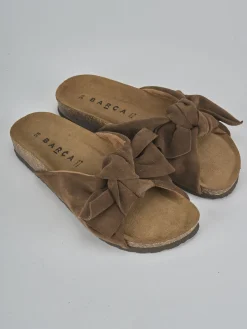 Ciabatte camoscio testa