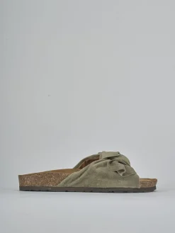 Ciabatte camoscio verde