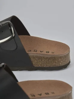 Ciabatte tacco 1cm camoscio testa