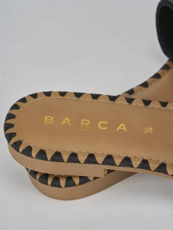 Ciabatte tacco 1cm pelle oro