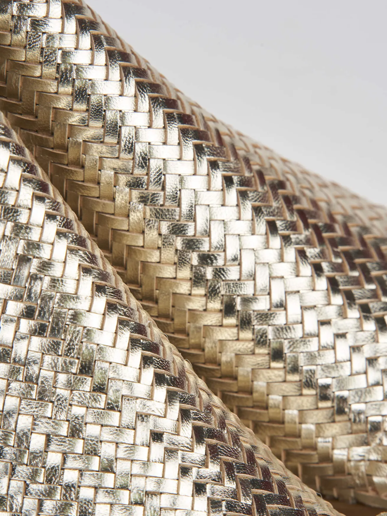 Ciabatte tacco 8cm pelle oro