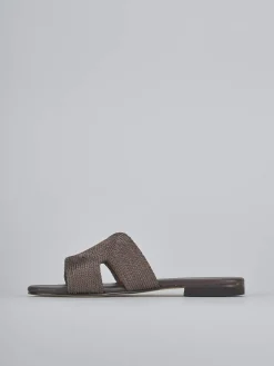 Ciabatte tacco 1cm pelle testa