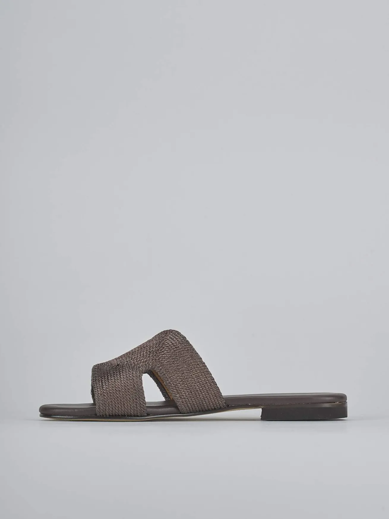 Ciabatte tacco 1cm pelle testa