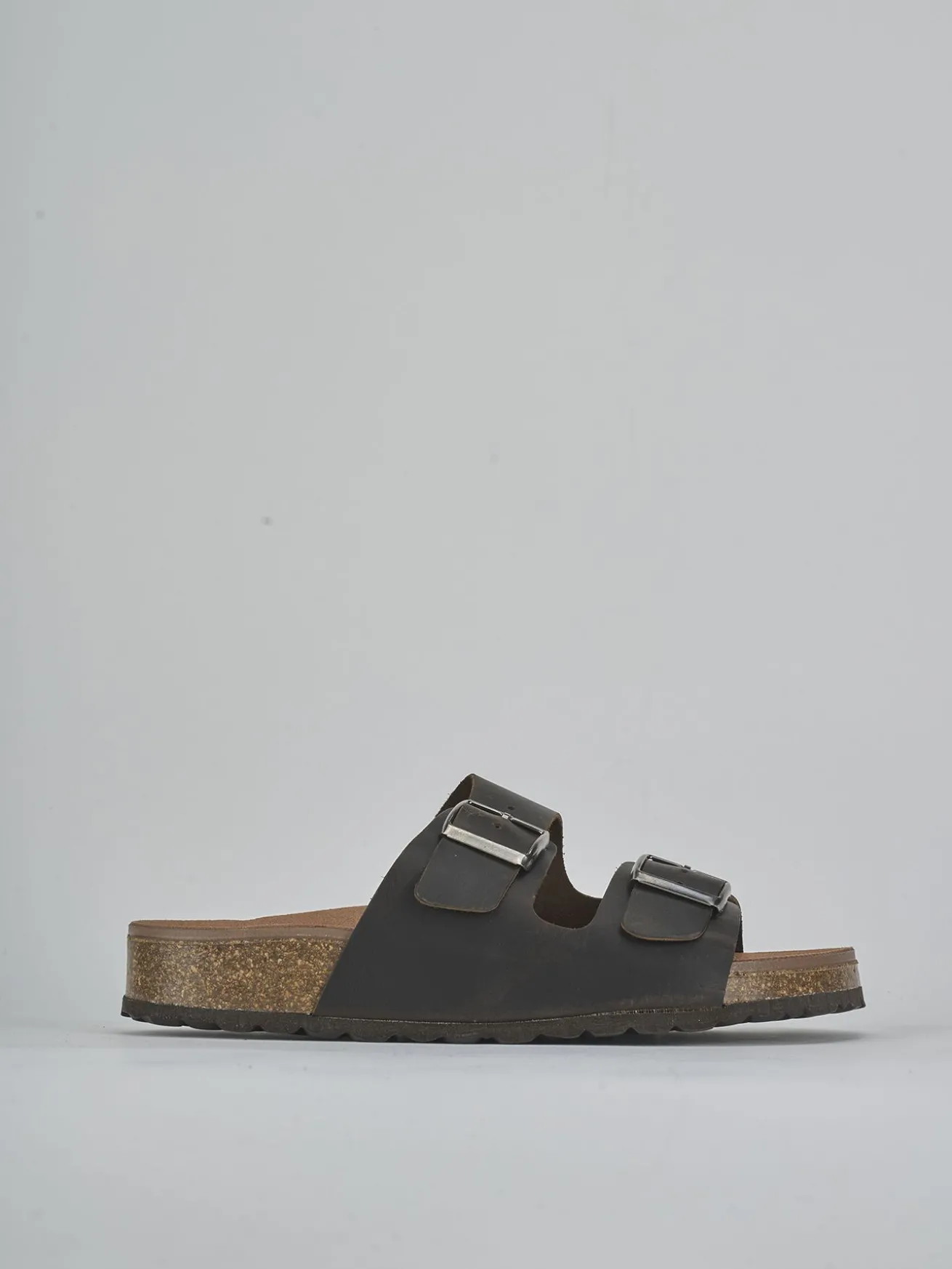 Ciabatte tacco 1cm pelle testa