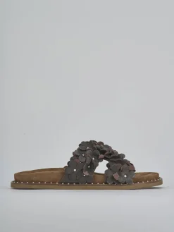 Ciabatte tacco 1cm pelle testa