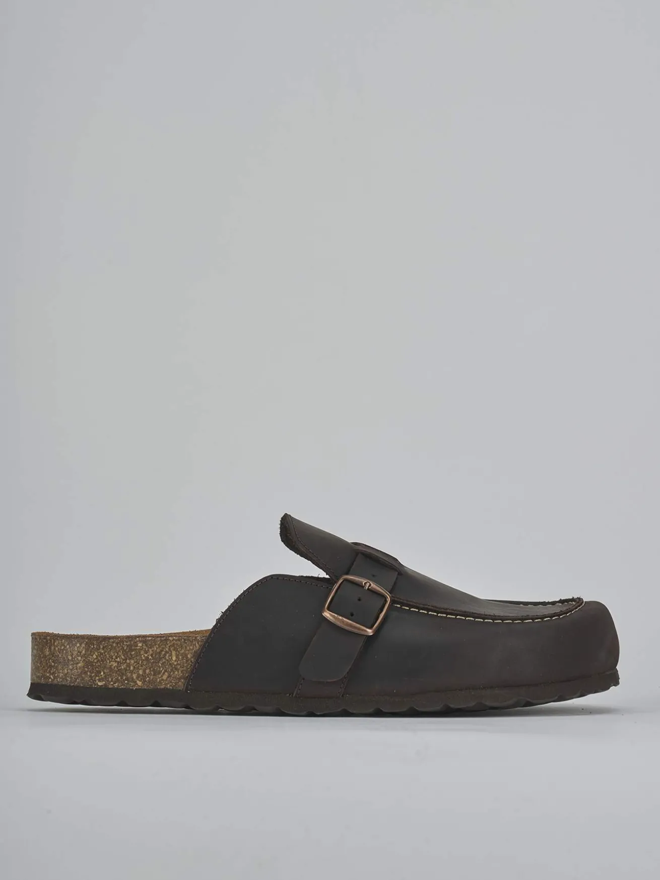 Ciabatte tacco 1cm pelle testa