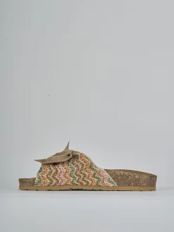 Ciabatte tessuto multicolor