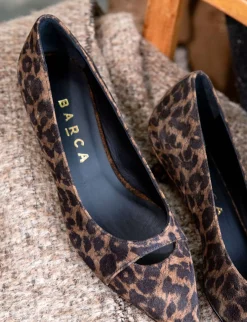 Décolleté tacco 3cm camoscio multicolor