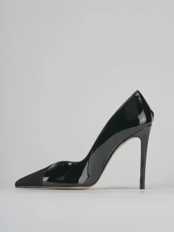Décolleté tacco 11cm camoscio nero