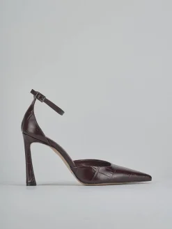 Décolleté tacco 9cm cocco bordo'