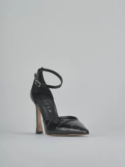 Décolleté tacco 9cm cocco nero