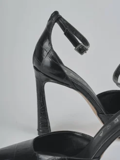 Décolleté tacco 9cm cocco nero