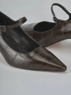 Décolleté tacco 6cm cocco testa