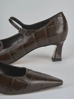 Décolleté tacco 6cm cocco testa