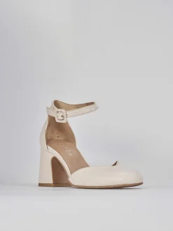 Décolleté tacco 6cm pelle beige
