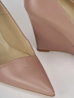 Décolleté tacco 11cm pelle beige